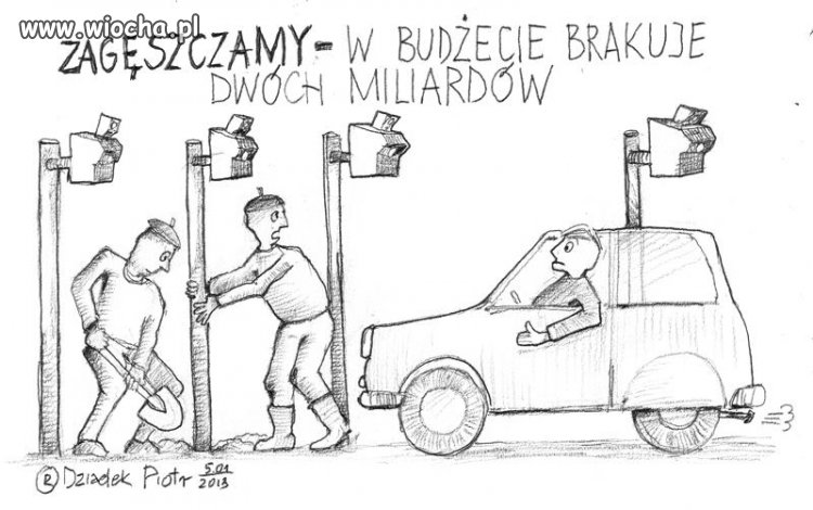 Łatana dziura budżetowa...złodzieje