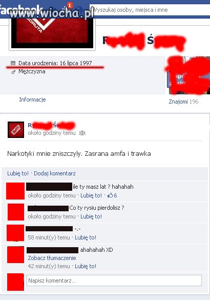 Narkotyki zniszczyły mu życie