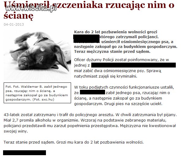 Myślę że powinien dostać dożywocie...