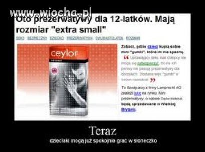 "Dzieciaki mogą już spokojnie grać w słoneczko"