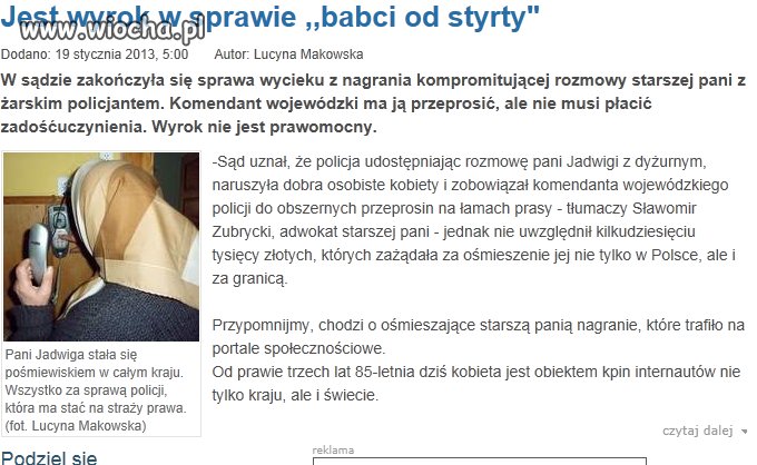 Jest wyrok w sprawie