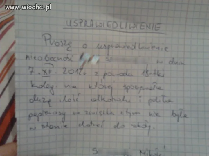 Usprawiedliwienie