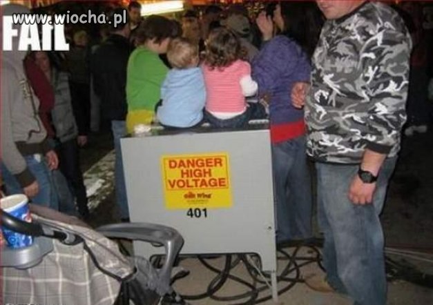 High volatage - danger, danger