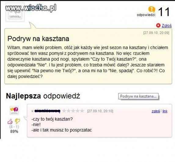 Podryw na kasztana 