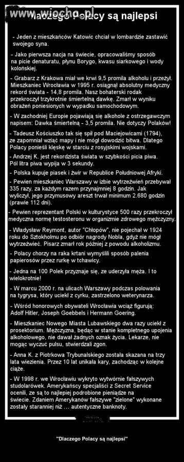 Dlaczego Polacy są najlepsi