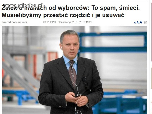 Dobrze wiedzieć, panie pośle...