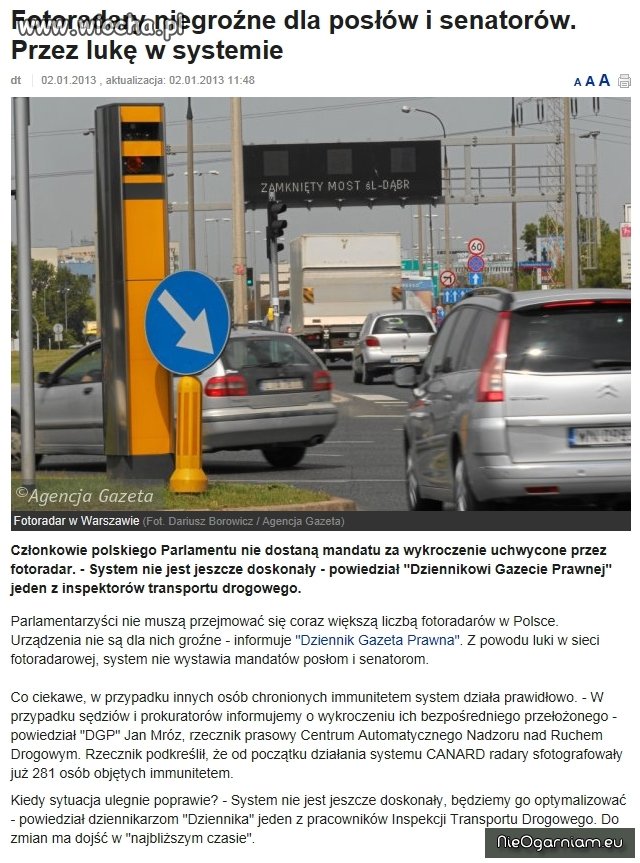 Bo darmozjadom wolno wszystko!