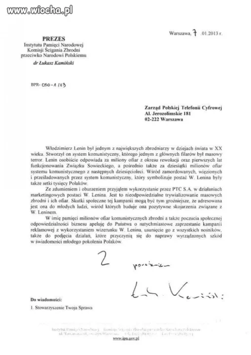 Zbrodniarz w reklamie...