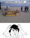 Po co kto robi piaskownicę na plaży??