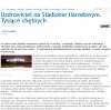 Szaman na Stadionie Narodowym