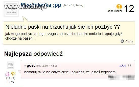 Z cyklu najlepsza odpowiedź