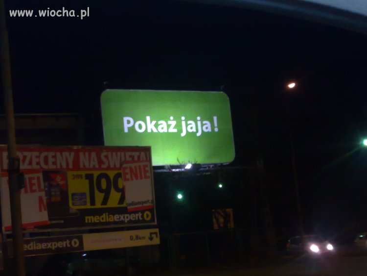 Co miał na myśli twórca tej gigantycznej reklamy 