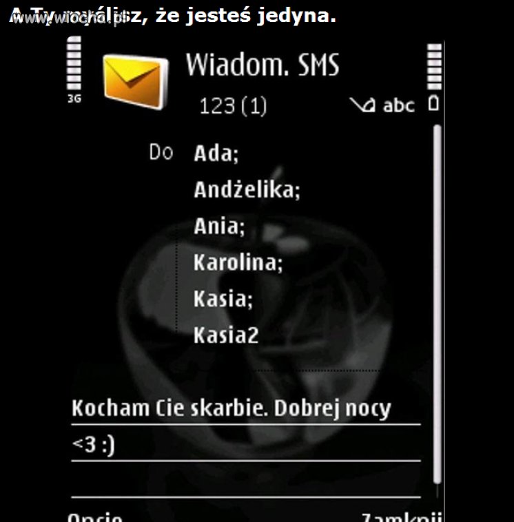 Niestety rzeczywistość...