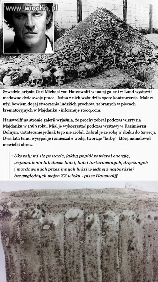Obraz stworzony z ludzkich prochów?