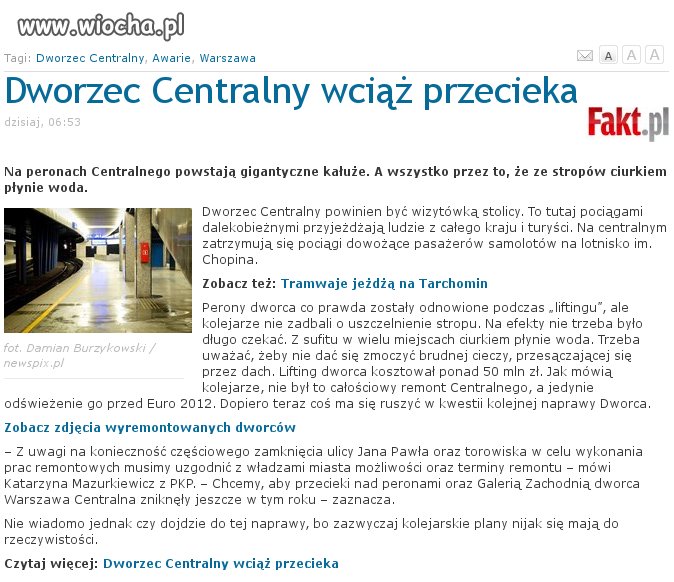 Wielki remont, 50 mln poszło, a ze stropu cieknie