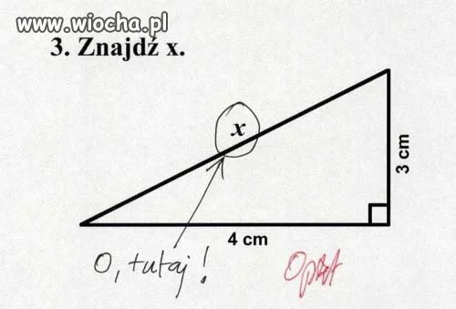 Znajdź x