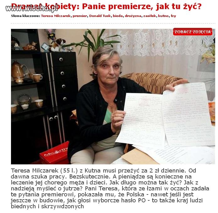 Pytanie do premiera