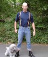 Łysy koks i jego "pitbull"