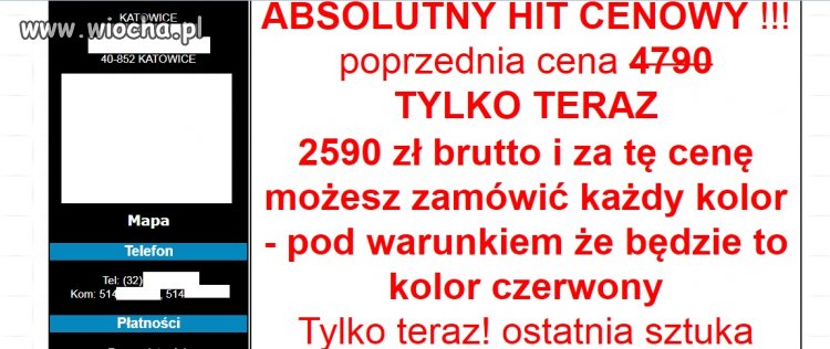 Każdy, ale tylko czerwony