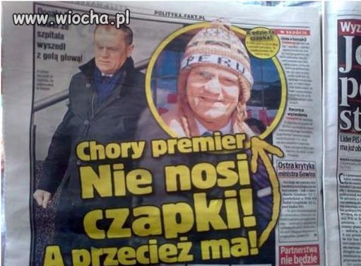 W tej czapce byłby wreszcie sobą 
