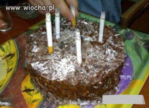 Torcik urodzinowy od kumpli