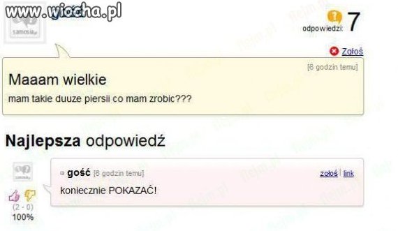 Tylko o jednym cały czas...
