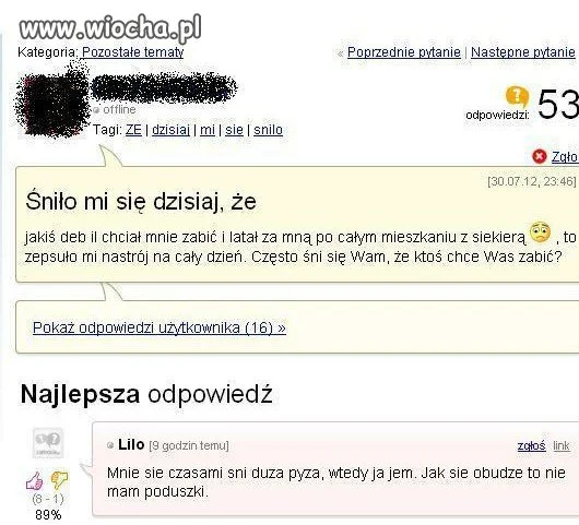 Ciekawy sen...