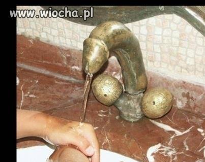 Taki trochę chu..owy kran