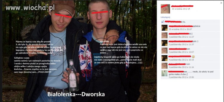 Wódeczka na "Białołence"