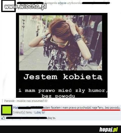 Jestem za takim równouprawnieniem