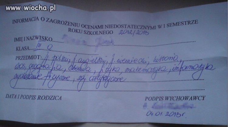 Mistrz gimnazjum?