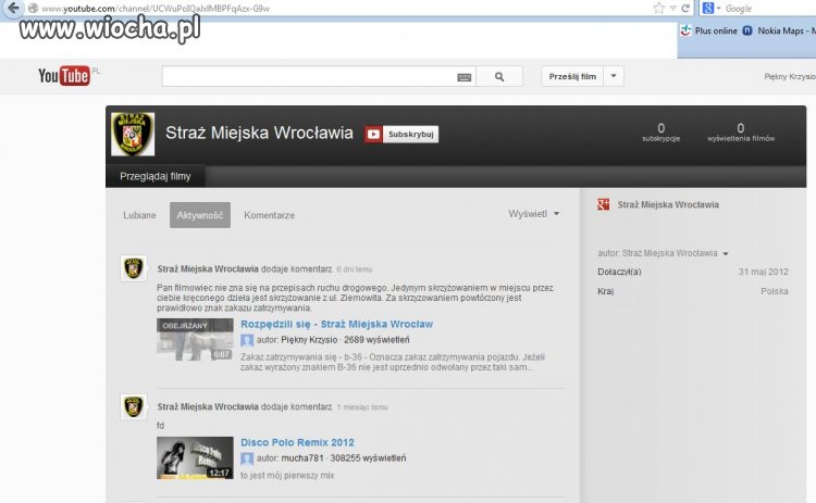 Po co SM Wrocław konto na You Tube?