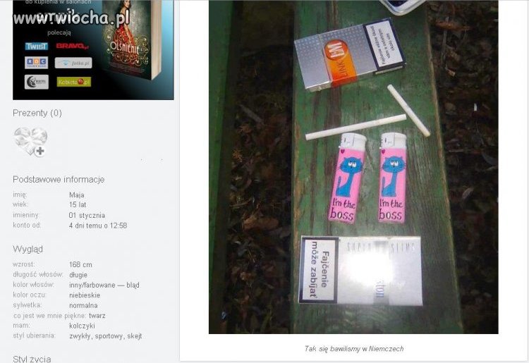Tak się bawiła dziewczyna 15 lat