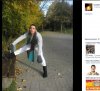 Sexi Dziuniek jesienną porą