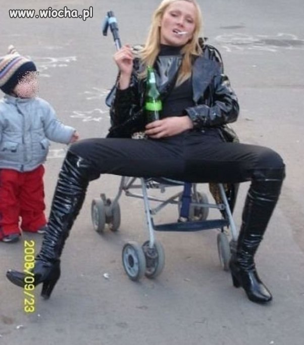 Widzisz synku jaka raszpla z mamusi?