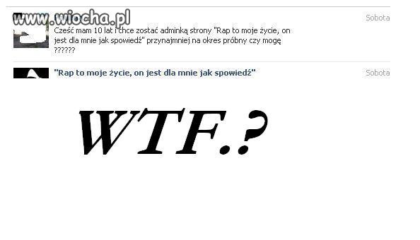 10 lat i na admina strony o rapie