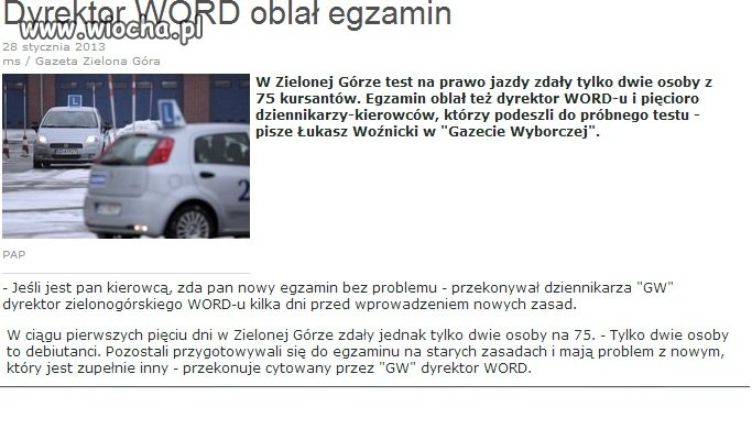 Nowe zasady...