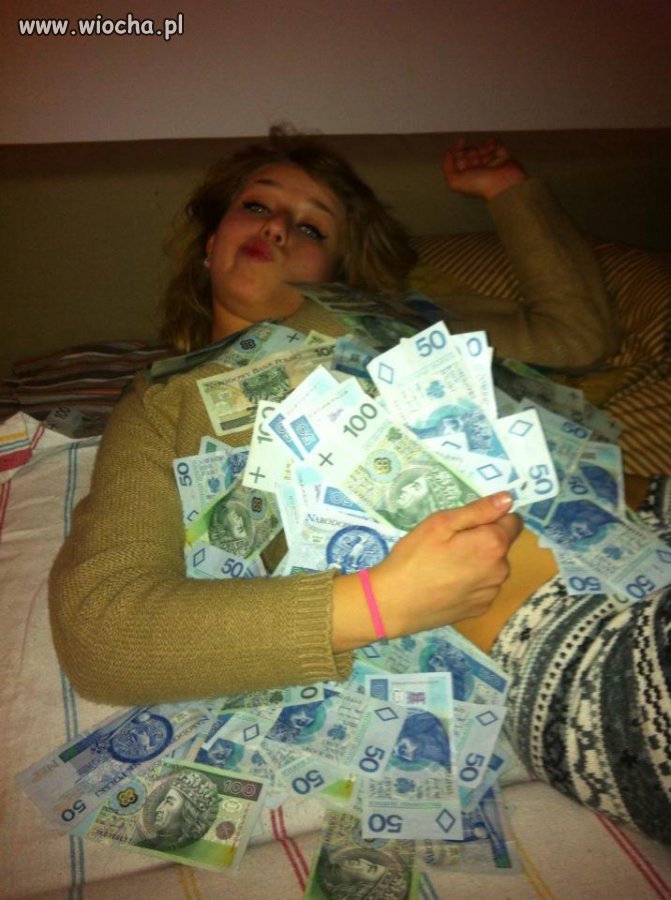 Patrzcie ile kasy mam na 18-nastke