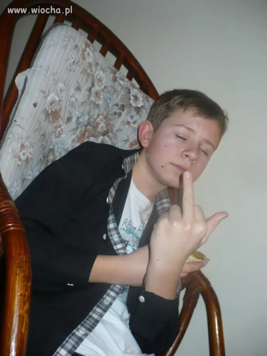 Jak ja nie lubię takich cwaniaczków...