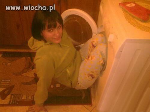 Pranie wstępne...