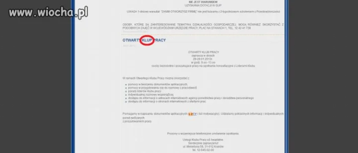 Krakowski urząd pracy 
