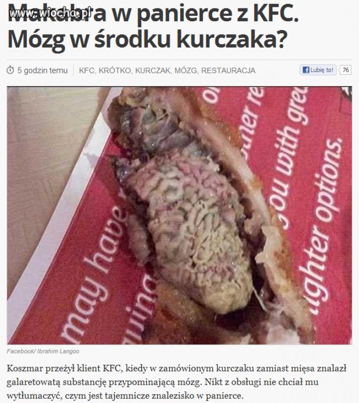KFC Soo Good... czy na pewno? Wiocha dla KFC