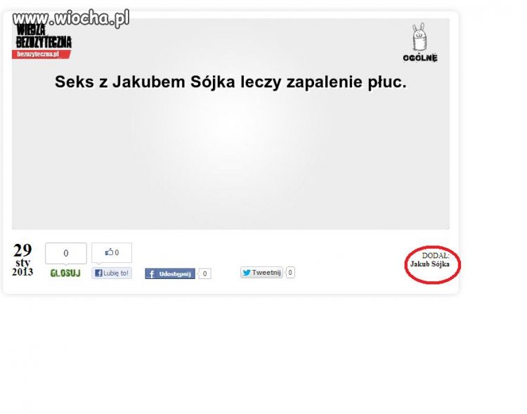 Chciał sobie poruchać.