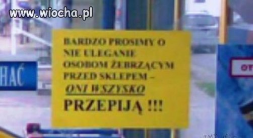 Nie dawać żebrakom