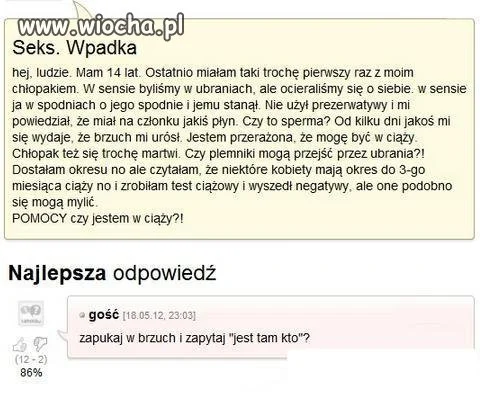 Seks wpadka