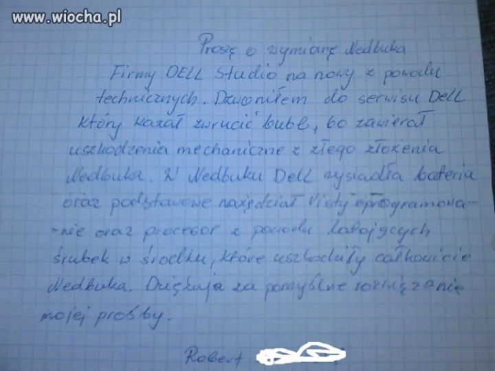 Prośba i wymianę "Nedbuka"
