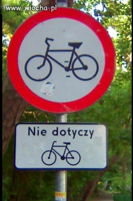 Wolno tylko bez pedałów 