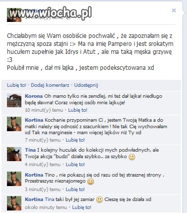 Fb schodzi na ... konie ?