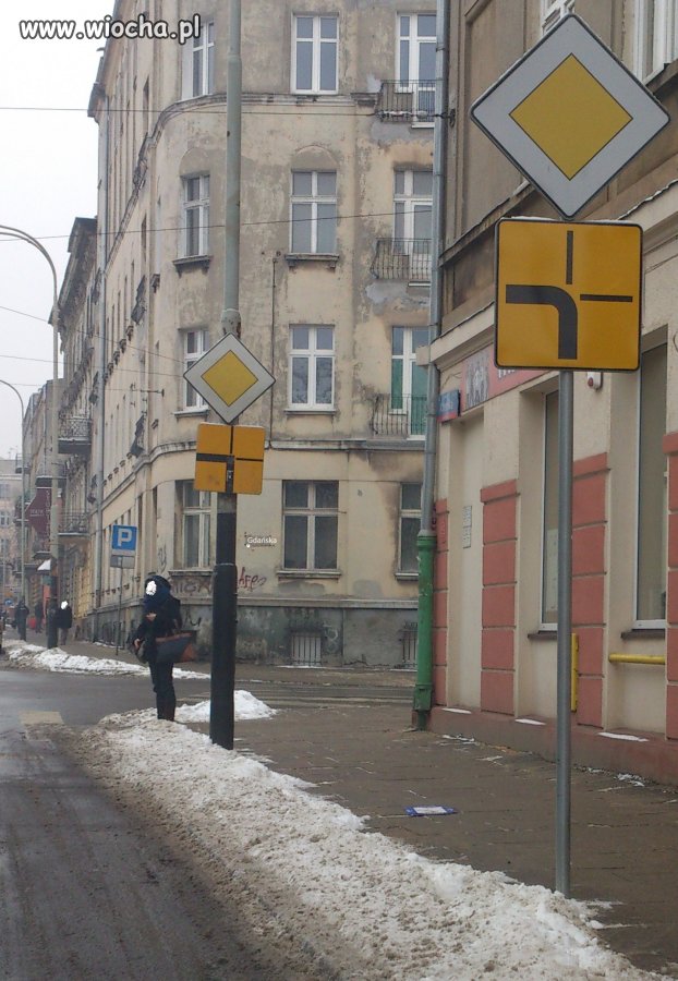 W Łodzi nie robią z nas debili Róg Kopernika i Gdańskie