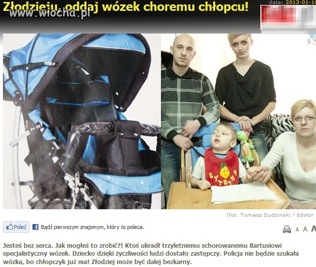 Złodzieju, oddaj wózek